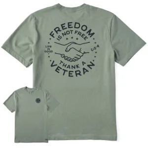 Men's Freedom is not Free Short Sleeve Tee Life is Good