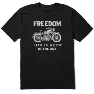 Men's Freedom Motorcycle Short Sleeve Tee Life is Good