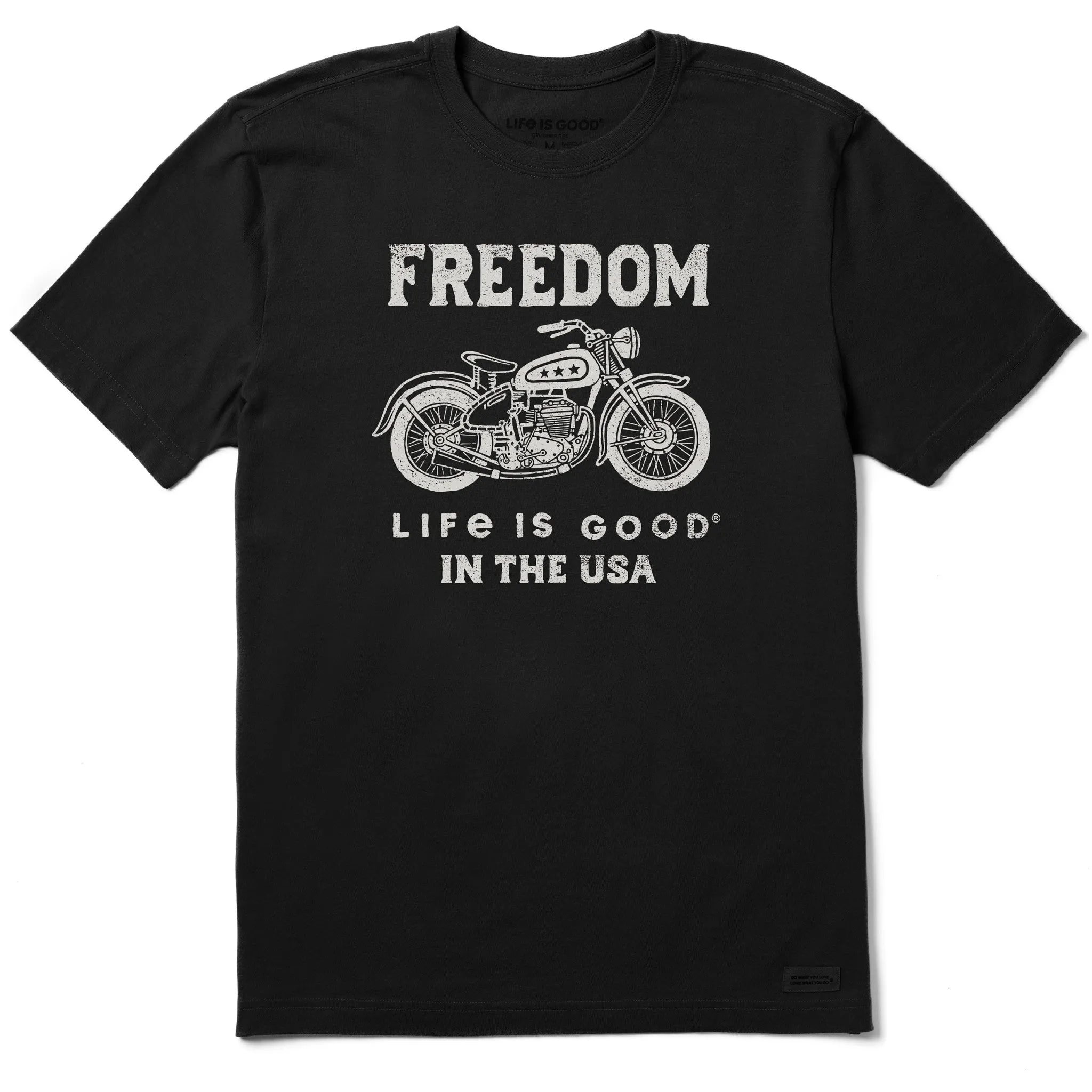 Men's Freedom Motorcycle Short Sleeve Tee Life is Good