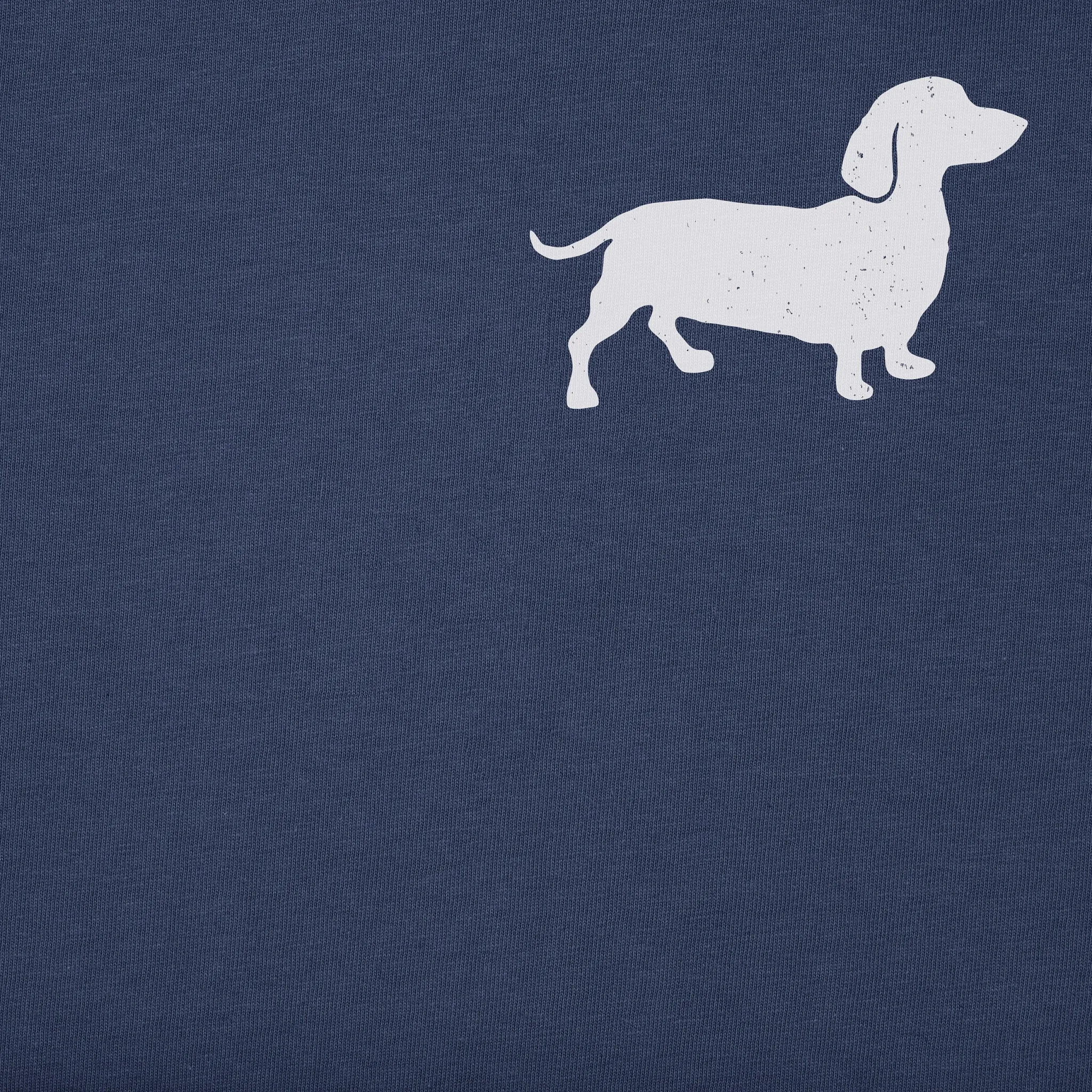Men's Friends in Low Places Dachshund Short Sleeve Crusher Tee Life is Good