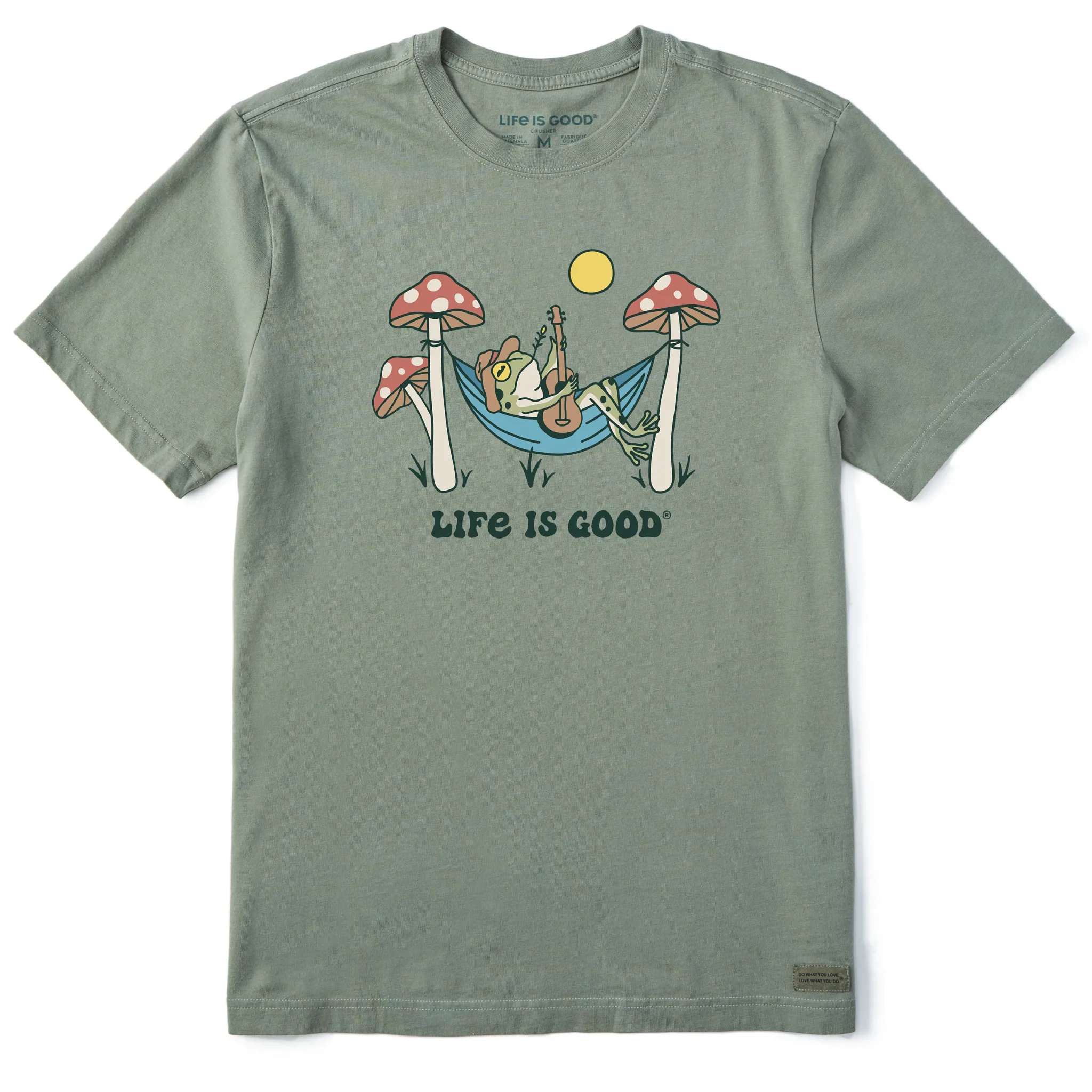 Men's Frog Guitar Hammock Short Sleeve Tee Life is Good