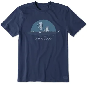 Men's Frogs on a Croc Short Sleeve Tee Life is Good