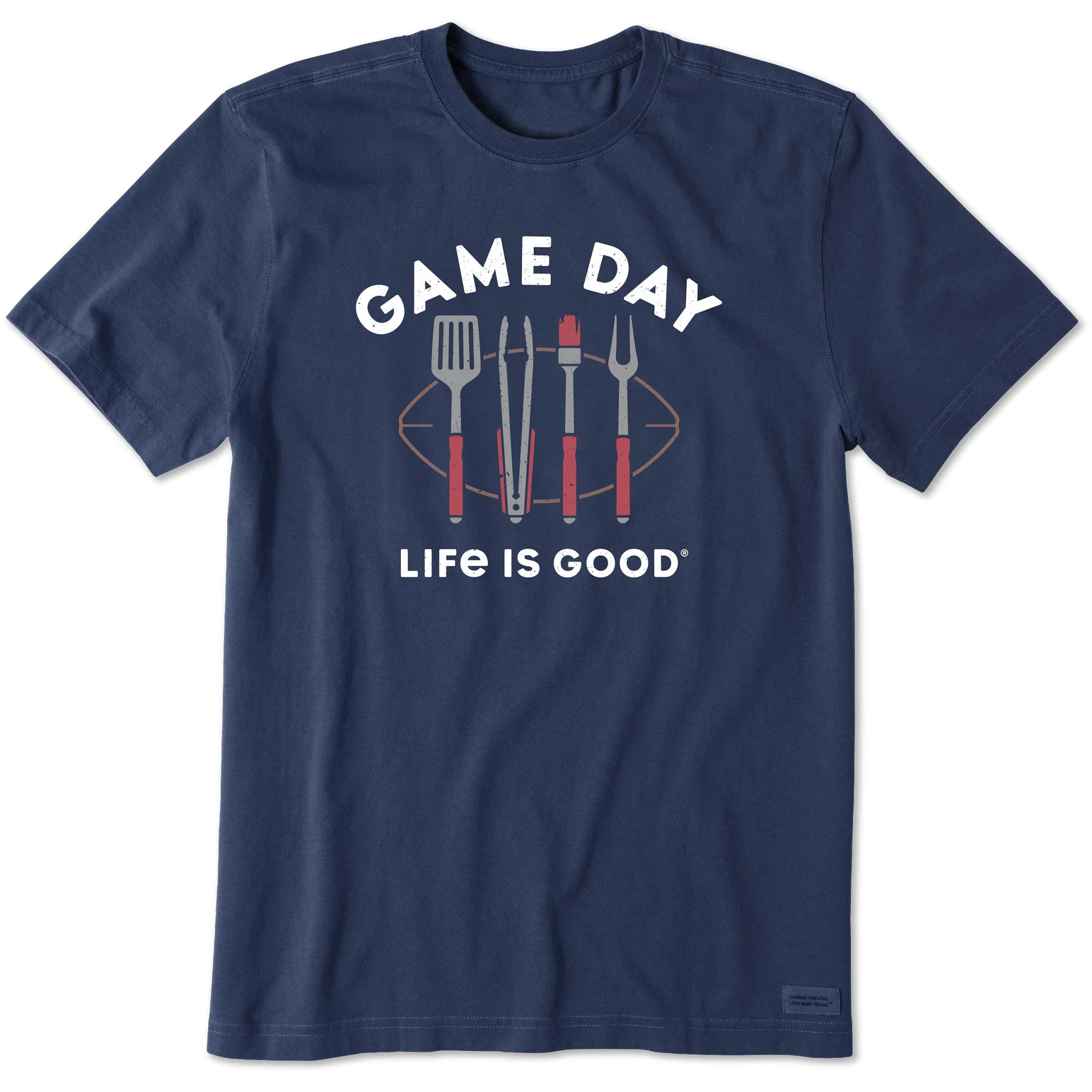 Men's Game Day Grill Tools Short Sleeve Tee Life is Good