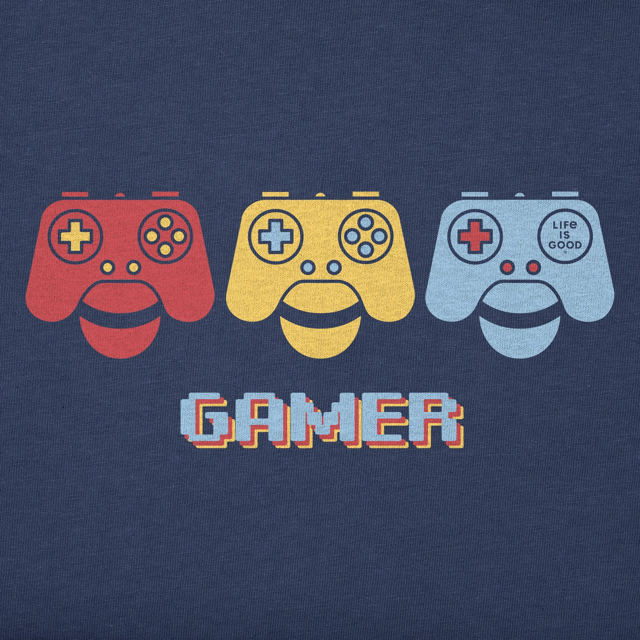 Men's Gamer Power Short Sleeve Tee Life is Good