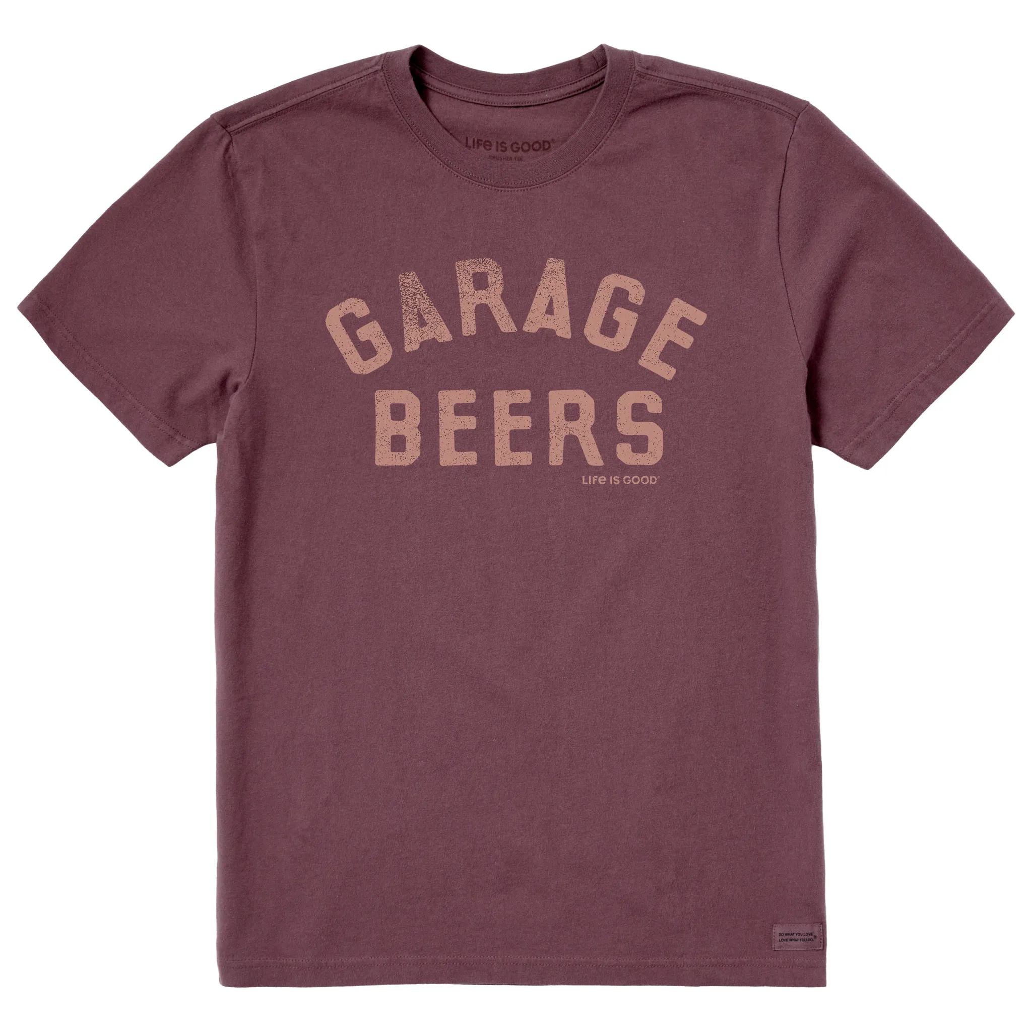 Men's Garage Beers Short Sleeve Crusher Tee Life is Good