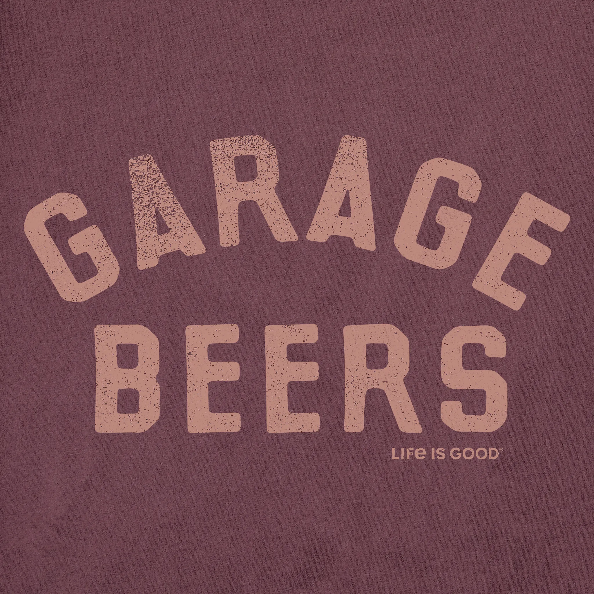 Men's Garage Beers Short Sleeve Crusher Tee Life is Good