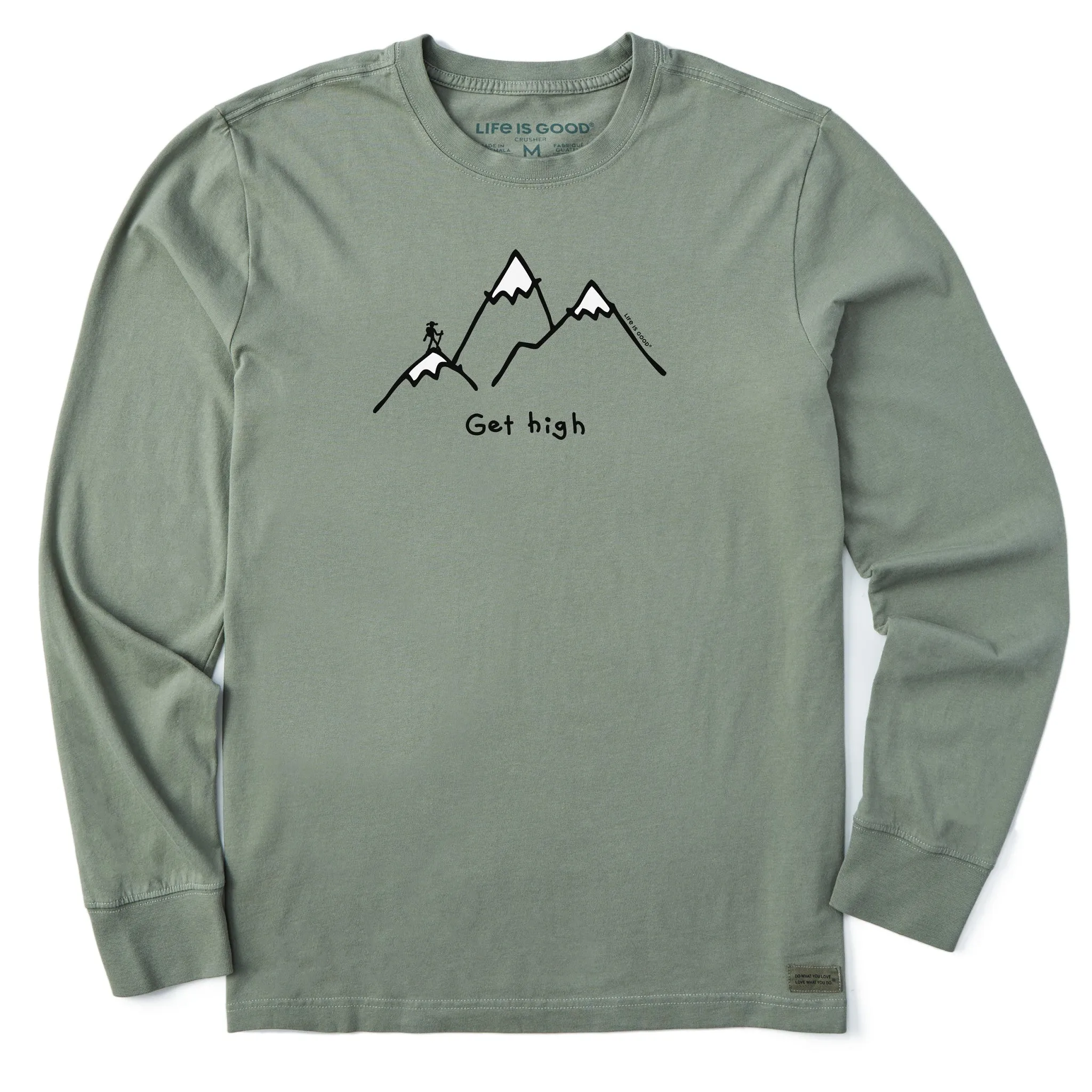 Men's Get High Hiker Long Sleeve Crusher Tee Life is Good