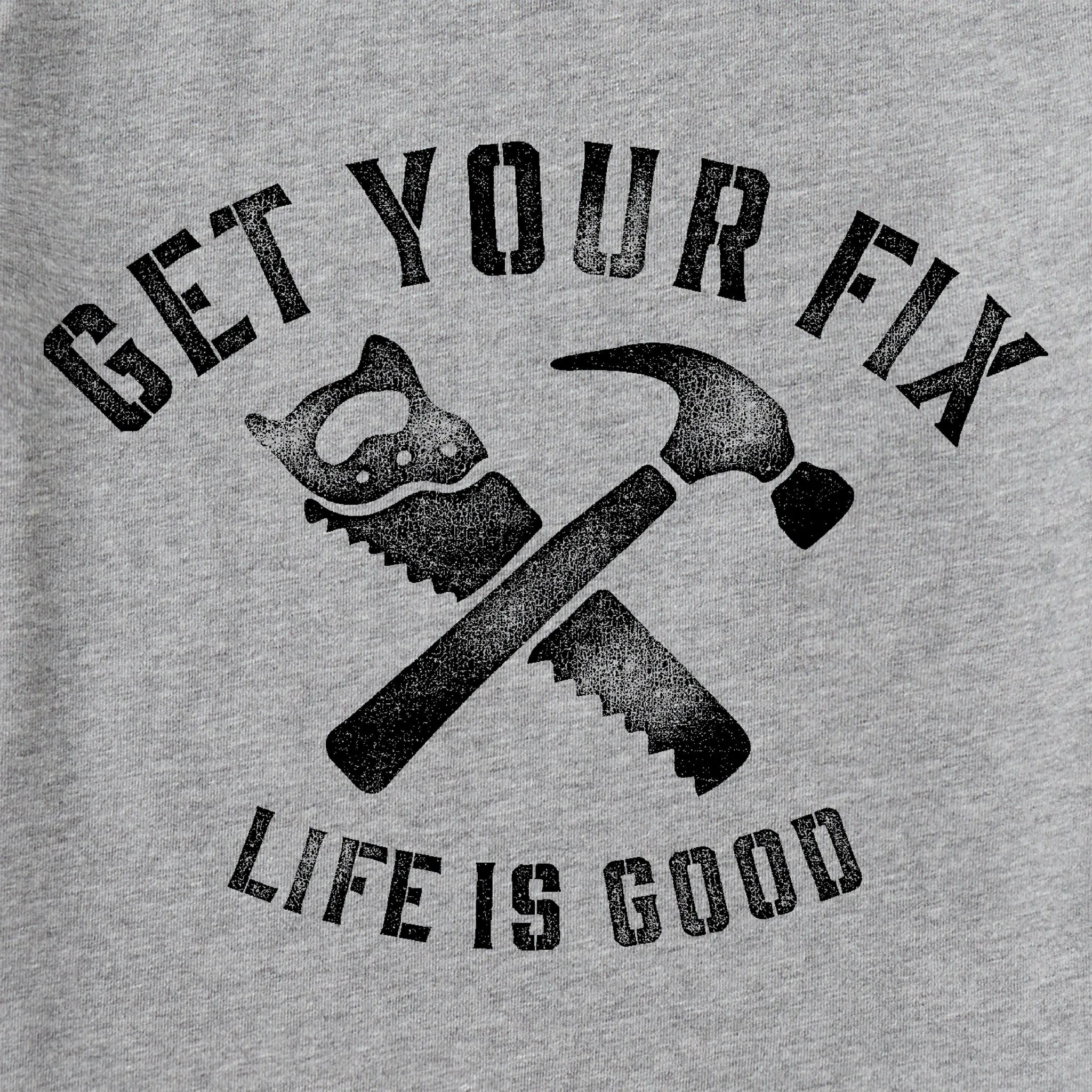 Men's Get Your Fix Short Sleeve Crusher Tee Life is Good