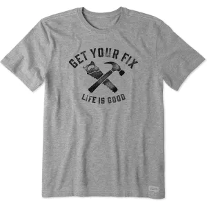 Men's Get Your Fix Short Sleeve Crusher Tee Life is Good