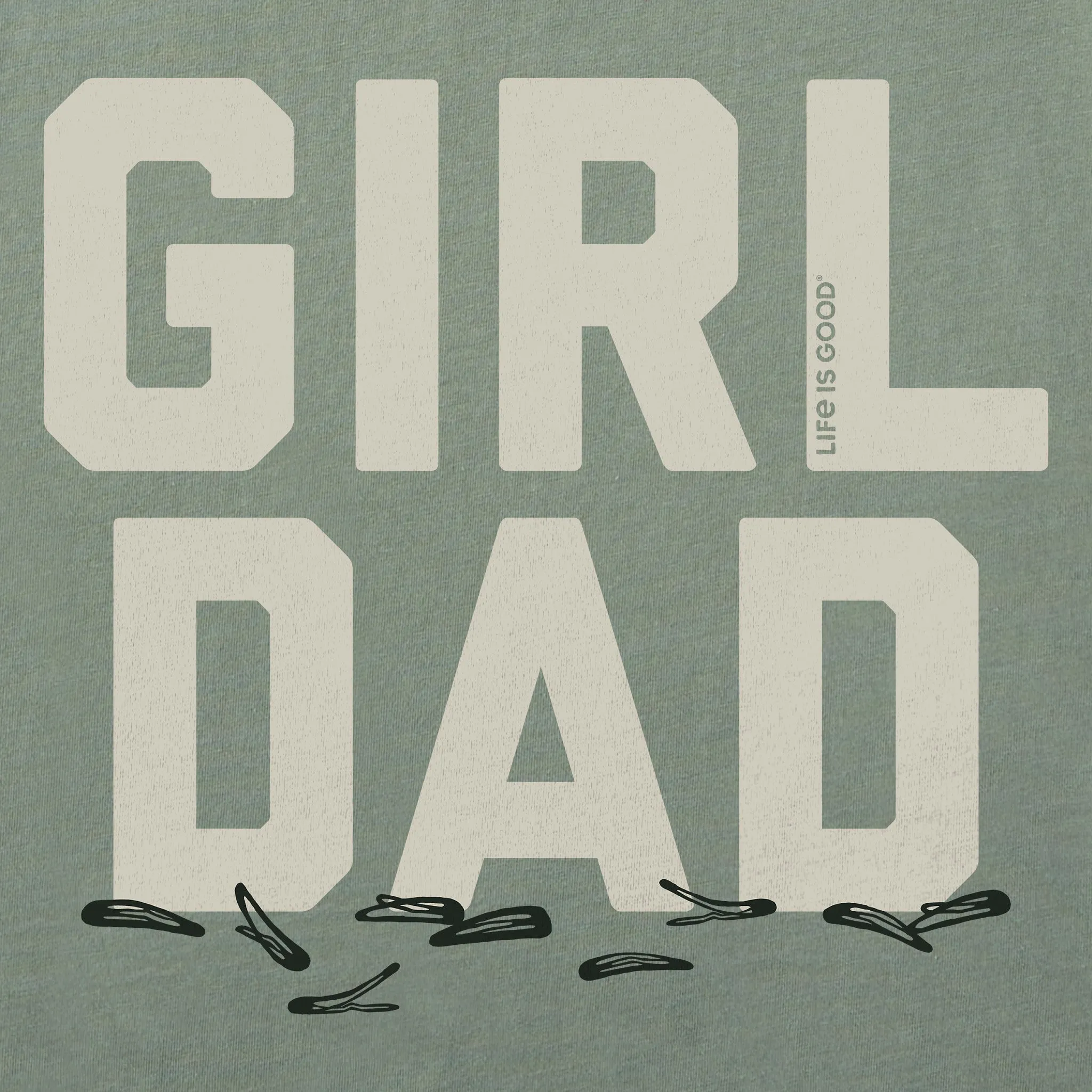 Men's Girl Dad Clips Short Sleeve Tee Life is Good
