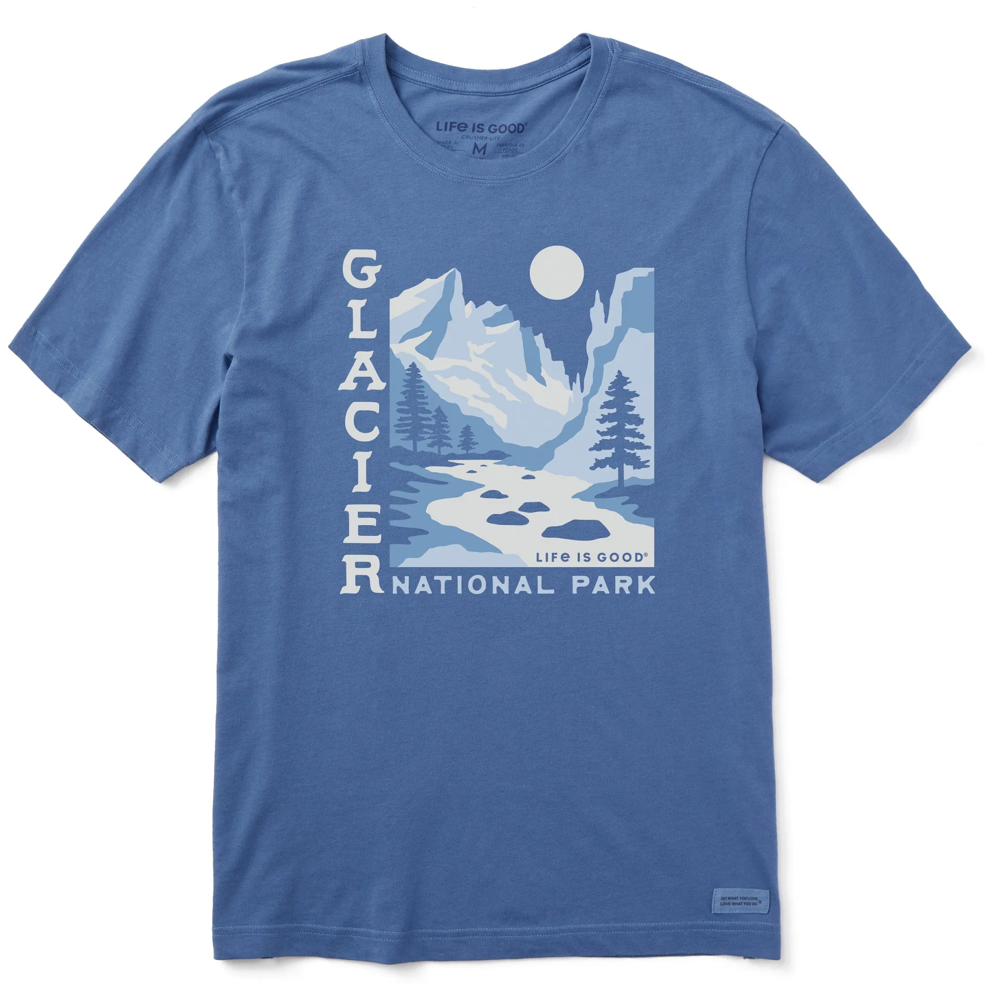 Men's Glacier National Park Short Sleeve Tee Life is Good