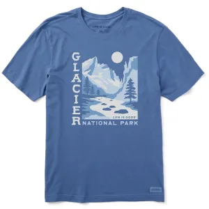 Men's Glacier National Park Short Sleeve Tee Life is Good