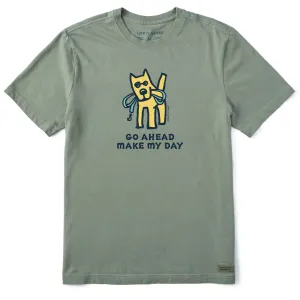 Men's Go Ahead Make My Day Short Sleeve Tee Life is Good