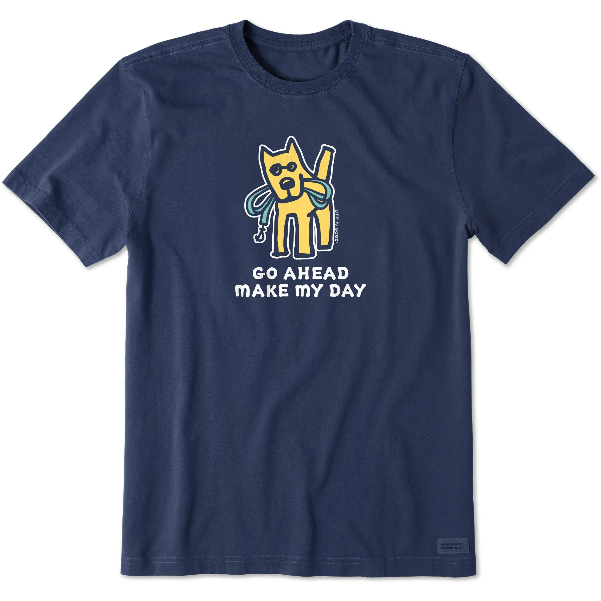 Men's Go Ahead Make My Day Short Sleeve Tee Life is Good
