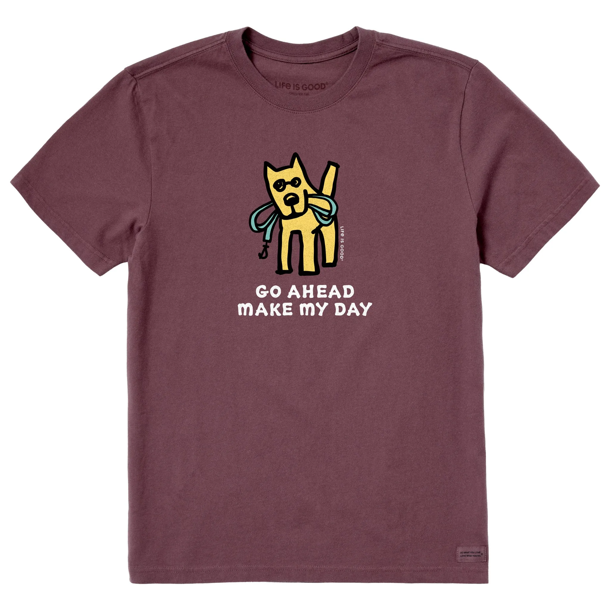 Men's Go Ahead Make My Day Short Sleeve Tee Life is Good