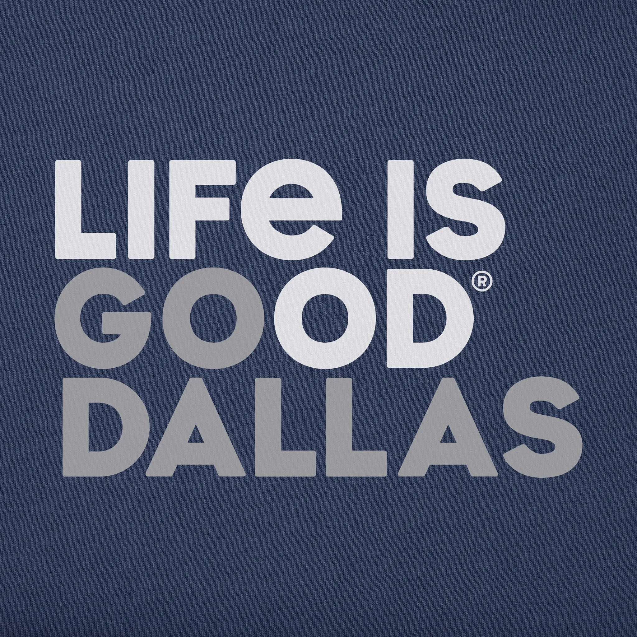 Men's Go Dallas Short Sleeve Crusher Tee Life is Good