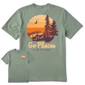 Men's Go Places Short Sleeve Crusher Tee Life is Good