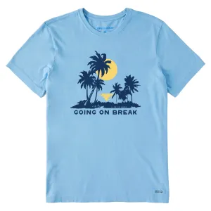 Men's Going on Break Palms Short Sleeve Tee Life is Good