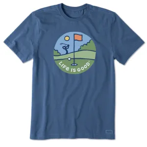 Men's Golf Coin Short Sleeve Tee Life is Good