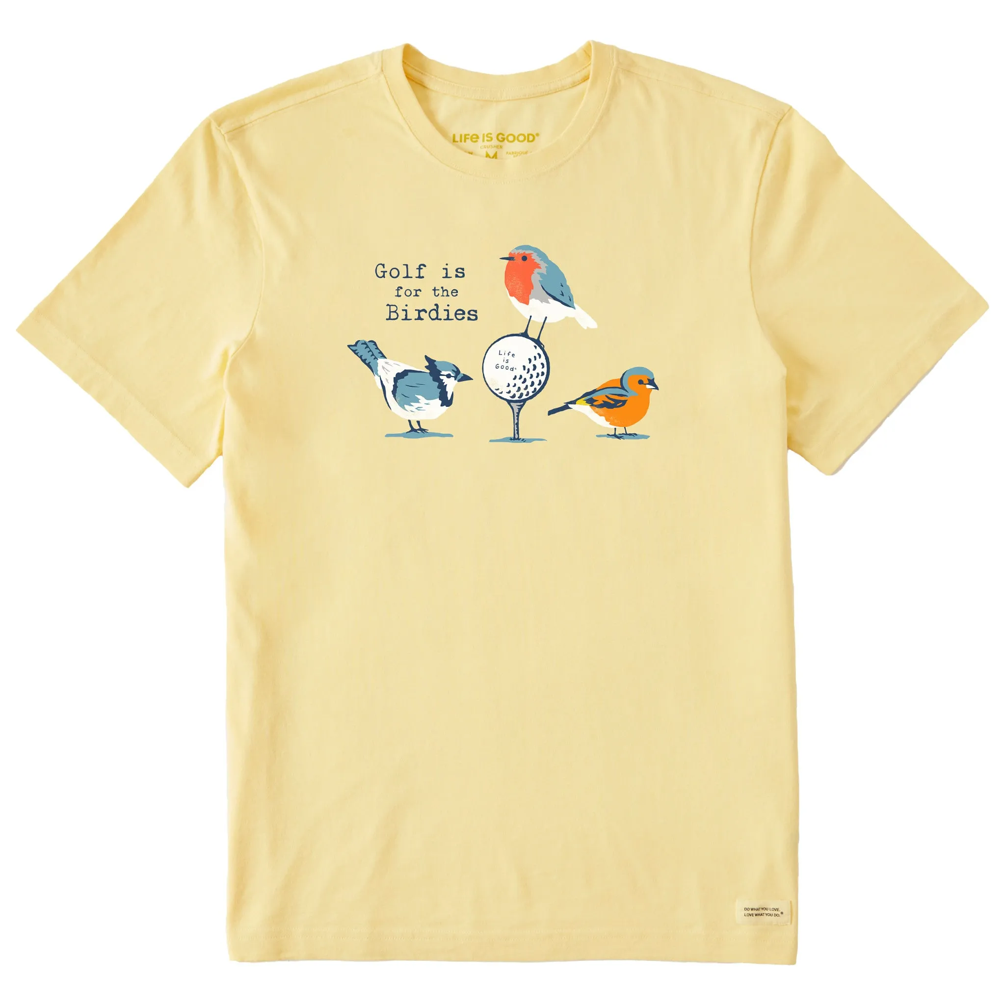 Men's Golf is for the Birdies Short Sleeve Tee Life is Good