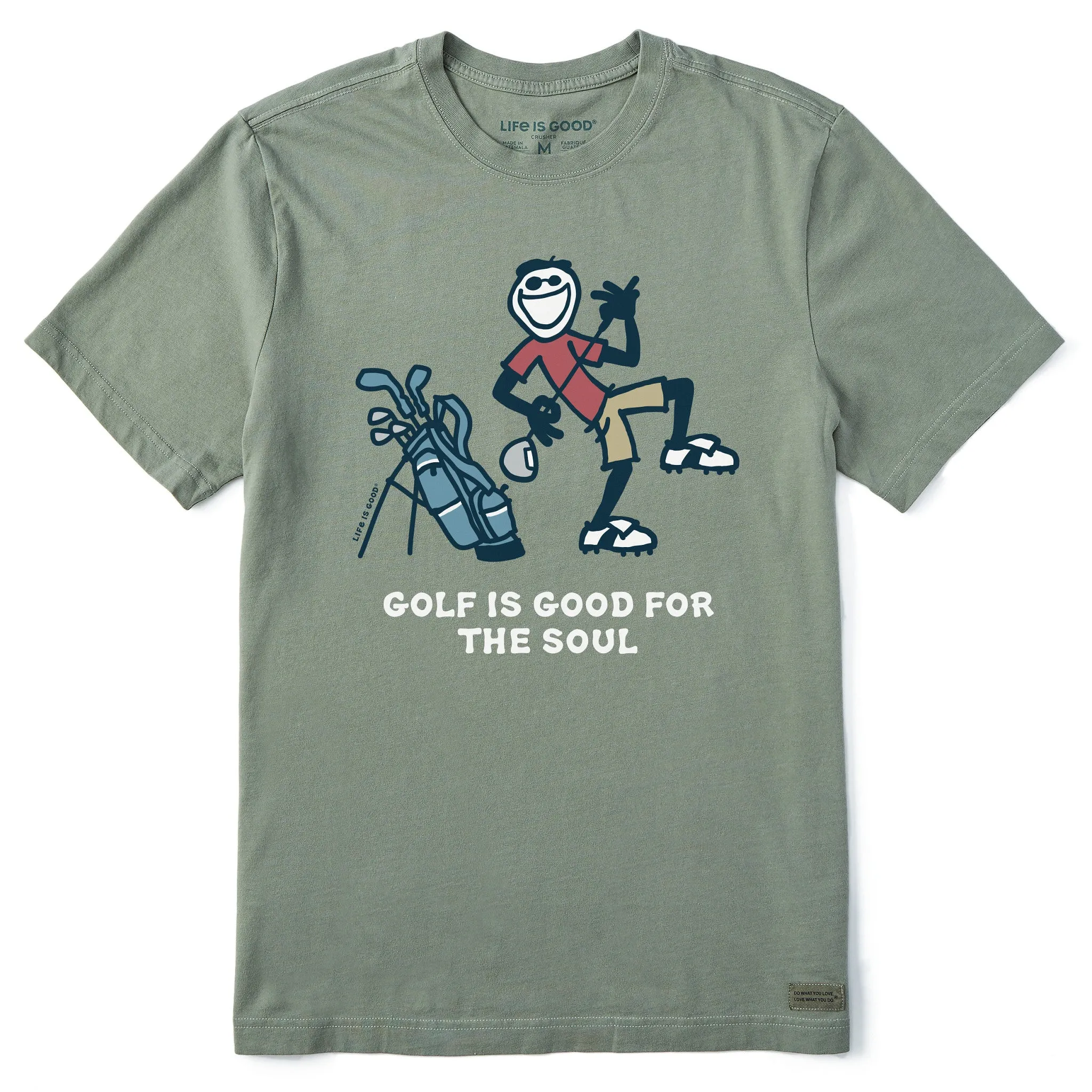 Men's Golf Is Good For The Soul Jake Short Sleeve Tee Life is Good