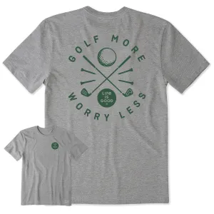 Men's Golf More Short Sleeve Tee Life is Good