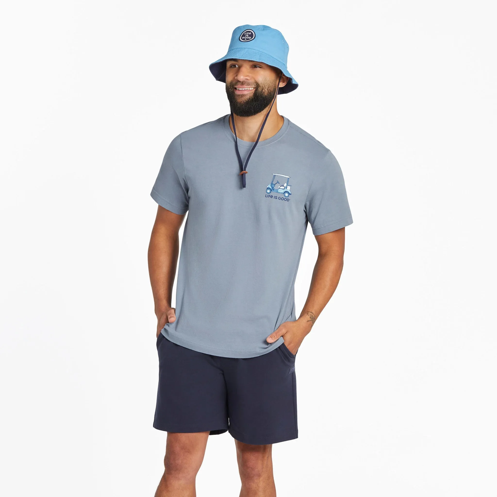 Men's Golf More Worry Less Short Sleeve Crusher-LITE Tee Life is Good