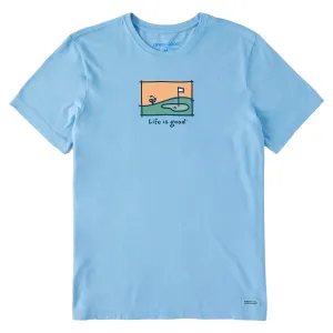 Men's Golf Vista Short Sleeve Crusher Tee Life is Good