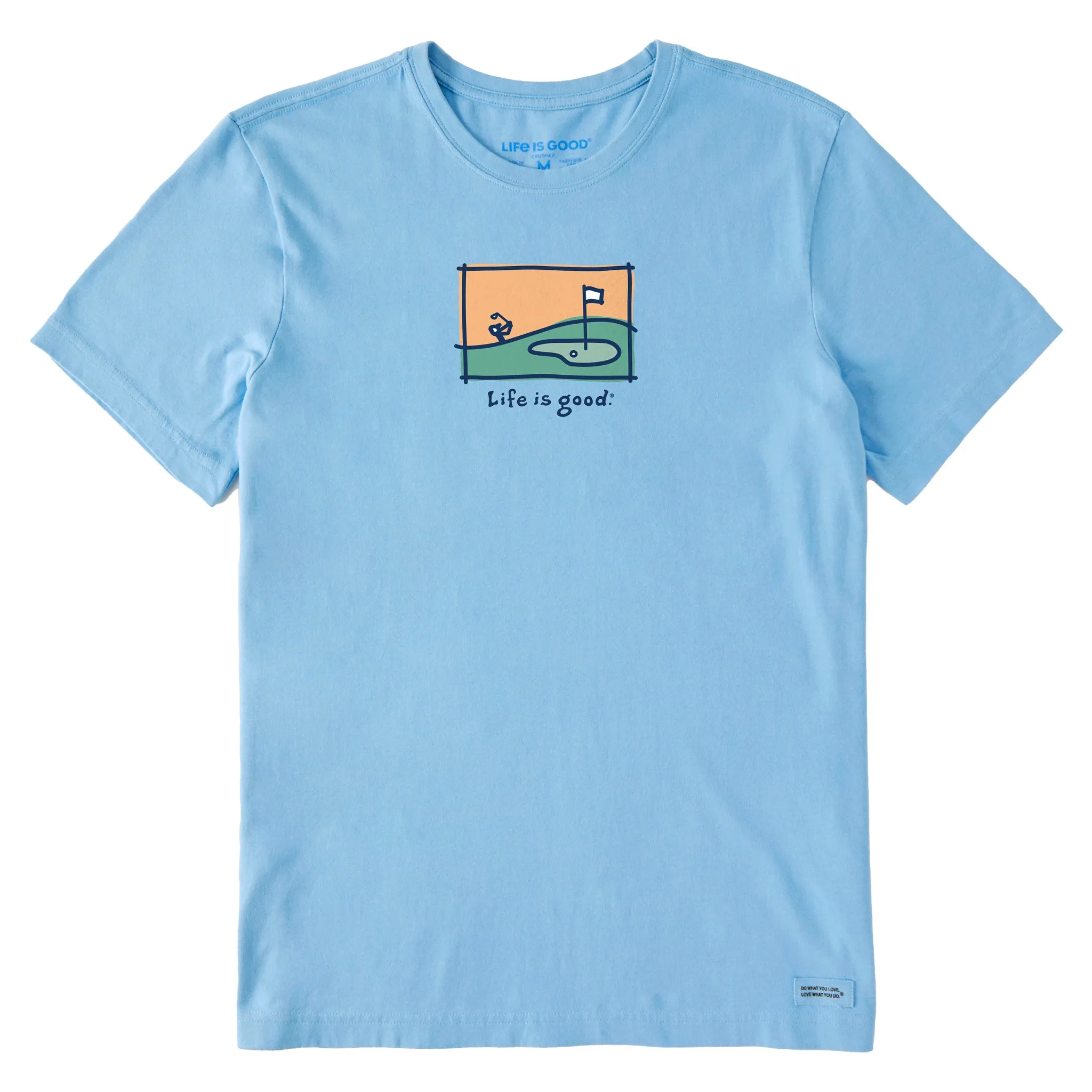 Men's Golf Vista Short Sleeve Crusher Tee Life is Good