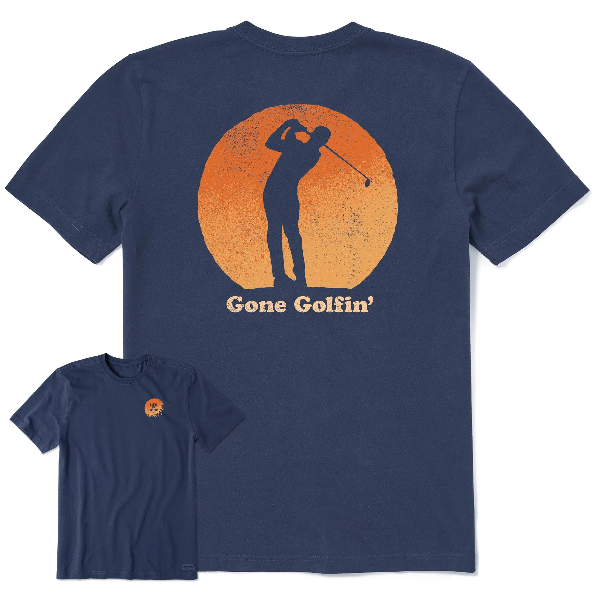 Men's Gone Golfin' Short Sleeve Tee Life is Good
