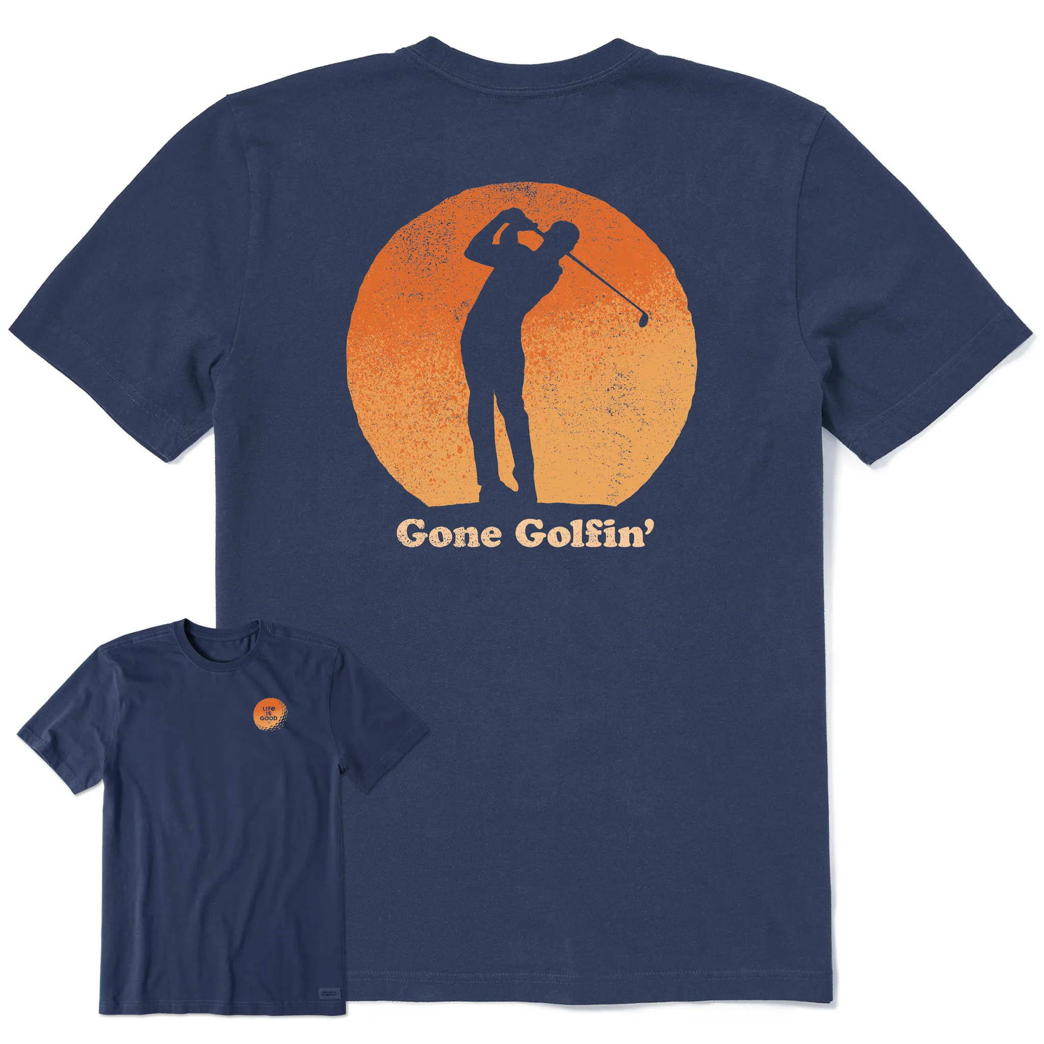 Men's Gone Golfin' Short Sleeve Tee Life is Good