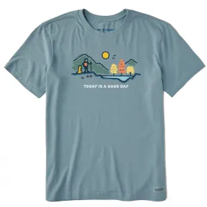 Men's Good Day Fall Vista Short Sleeve Crusher Tee Life is Good