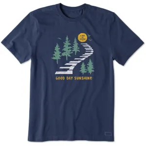 Men's Good Day Sunshine Piano Path Short Sleeve Tee Life is Good