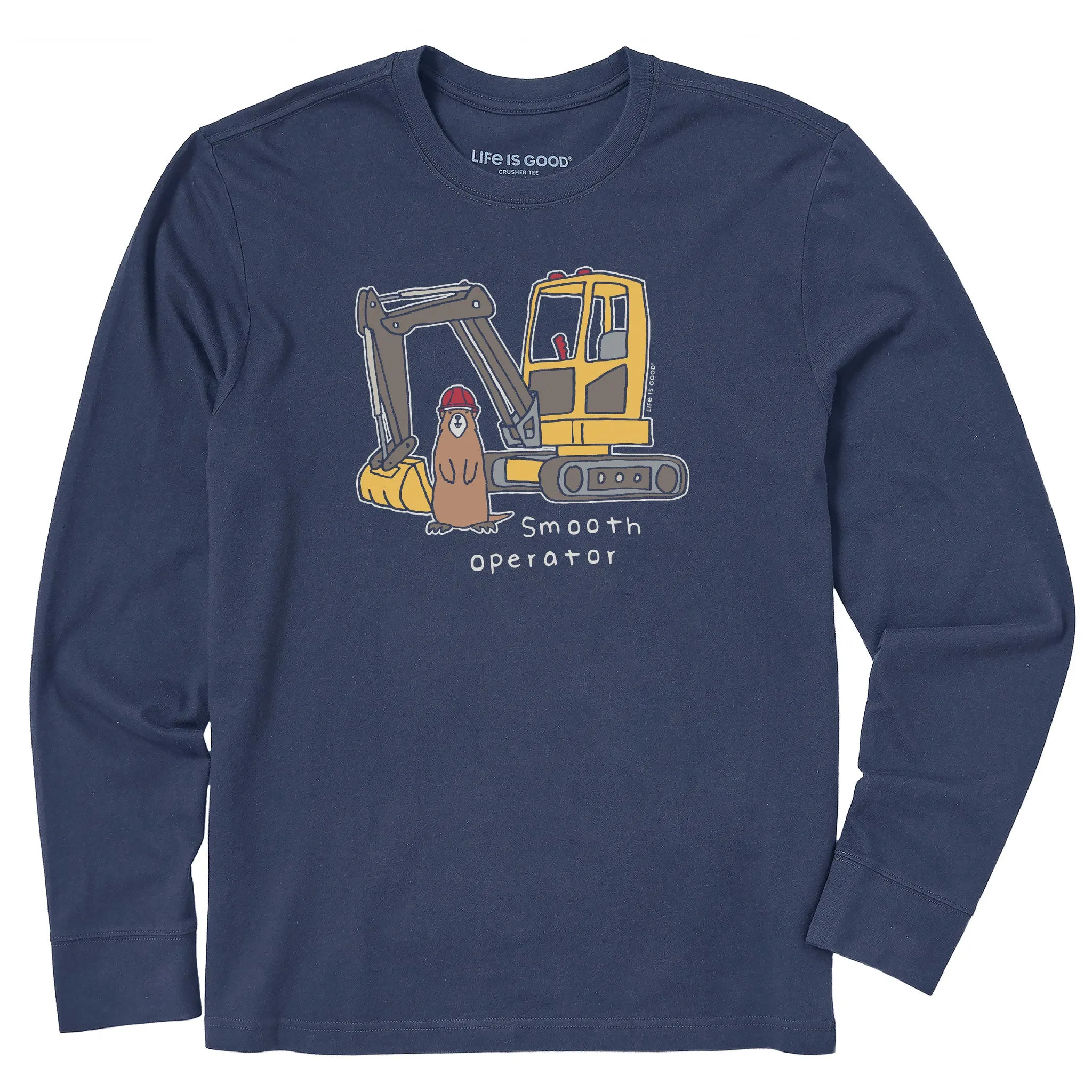 Men's Gopher Smooth Operator Long Sleeve Crusher Tee Life is Good