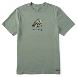 Men's Gotta Fly Short Sleeve Crusher Tee Life is Good
