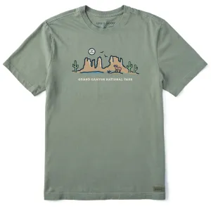 Men's Grand Canyon Vista Short Sleeve Tee Life is Good