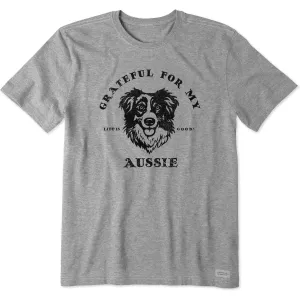 Men's Grateful for my Aussie Short Sleeve Tee Life is Good