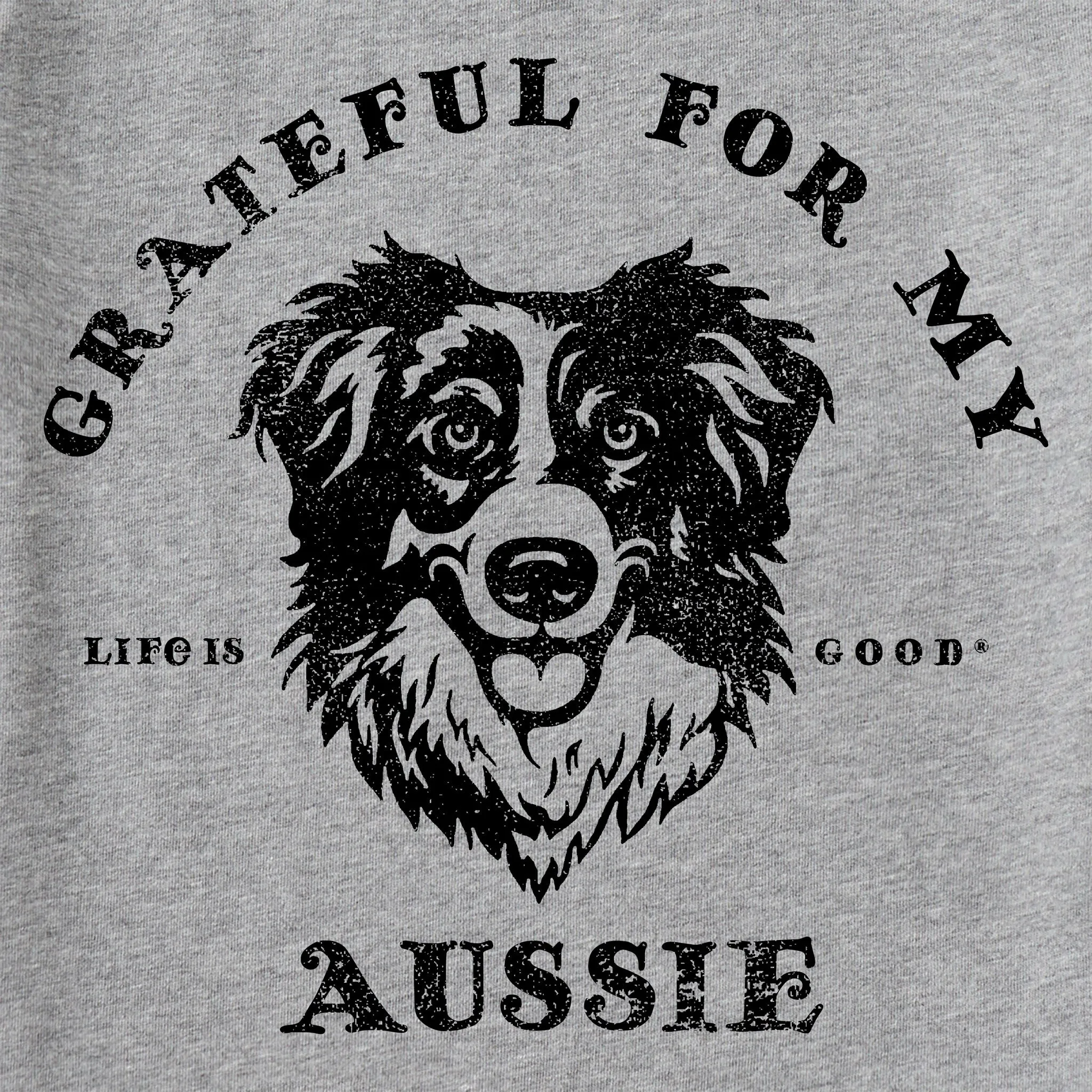 Men's Grateful for my Aussie Short Sleeve Tee Life is Good