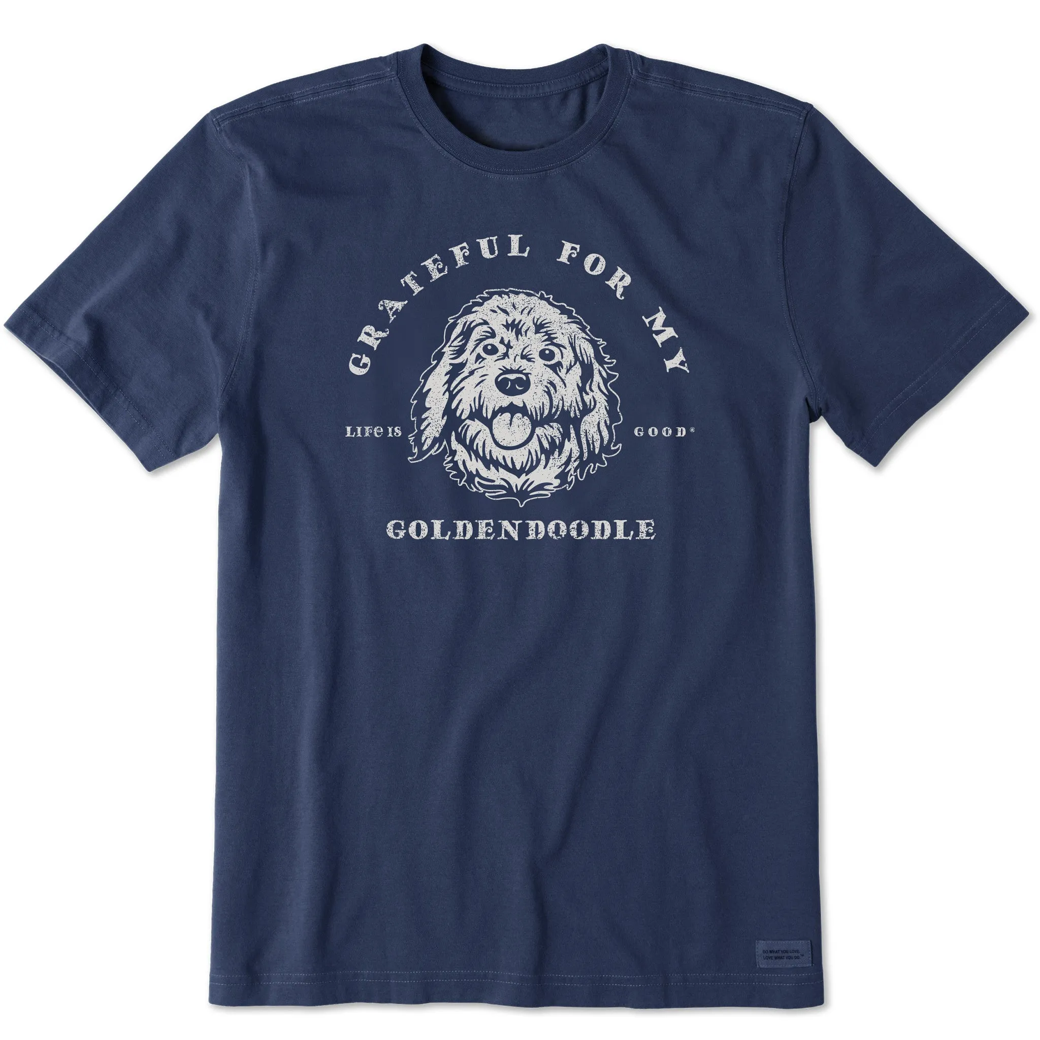 Men's Grateful for my Goldendoodle Short Sleeve Tee Life is Good