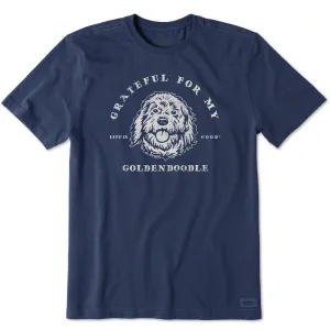 Men's Grateful for my Goldendoodle Short Sleeve Tee Life is Good