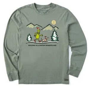 Men's Grinch and Max Scape Long Sleeve Crusher Tee Life is Good