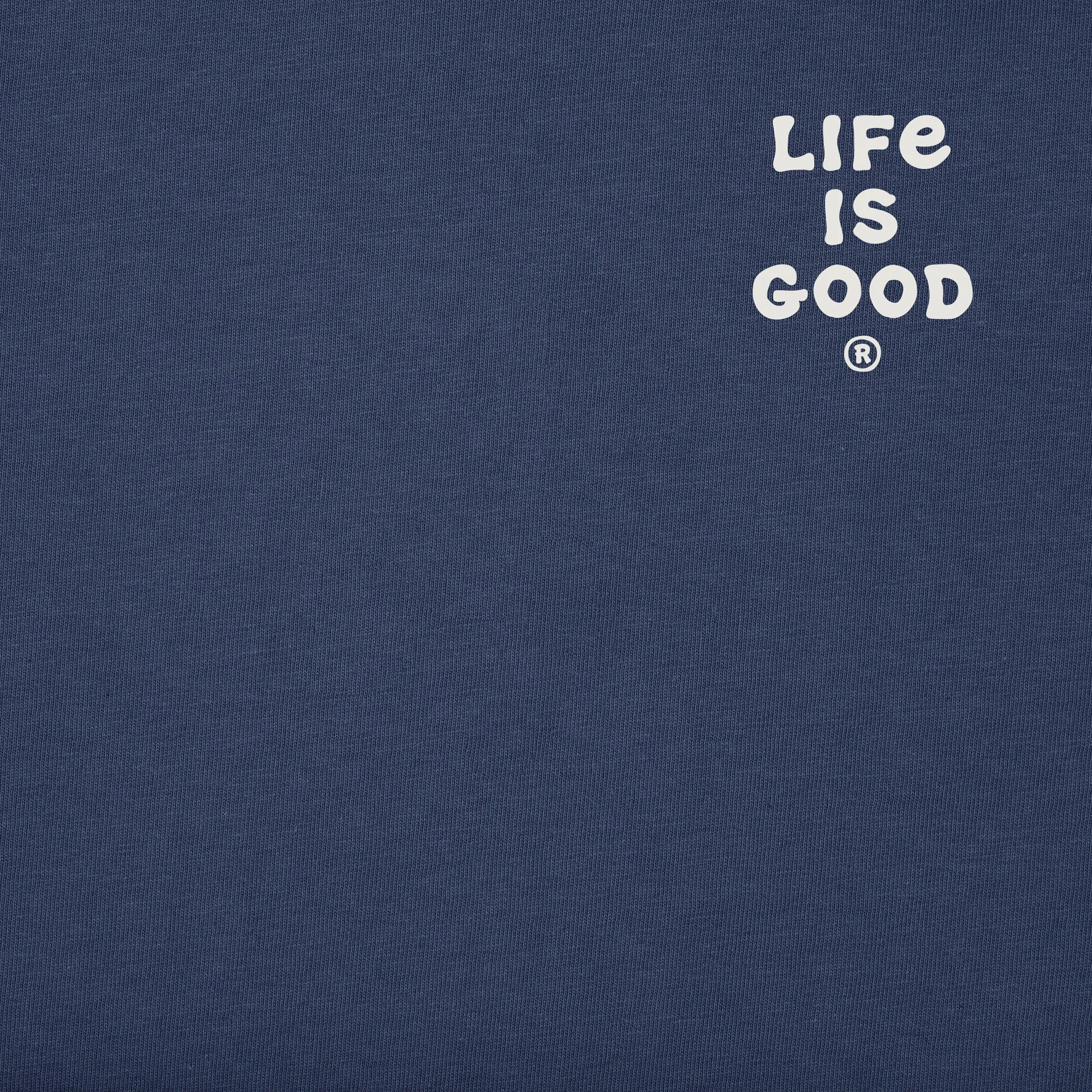 Men's Grip It and Rip It Short Sleeve Crusher Tee Life is Good
