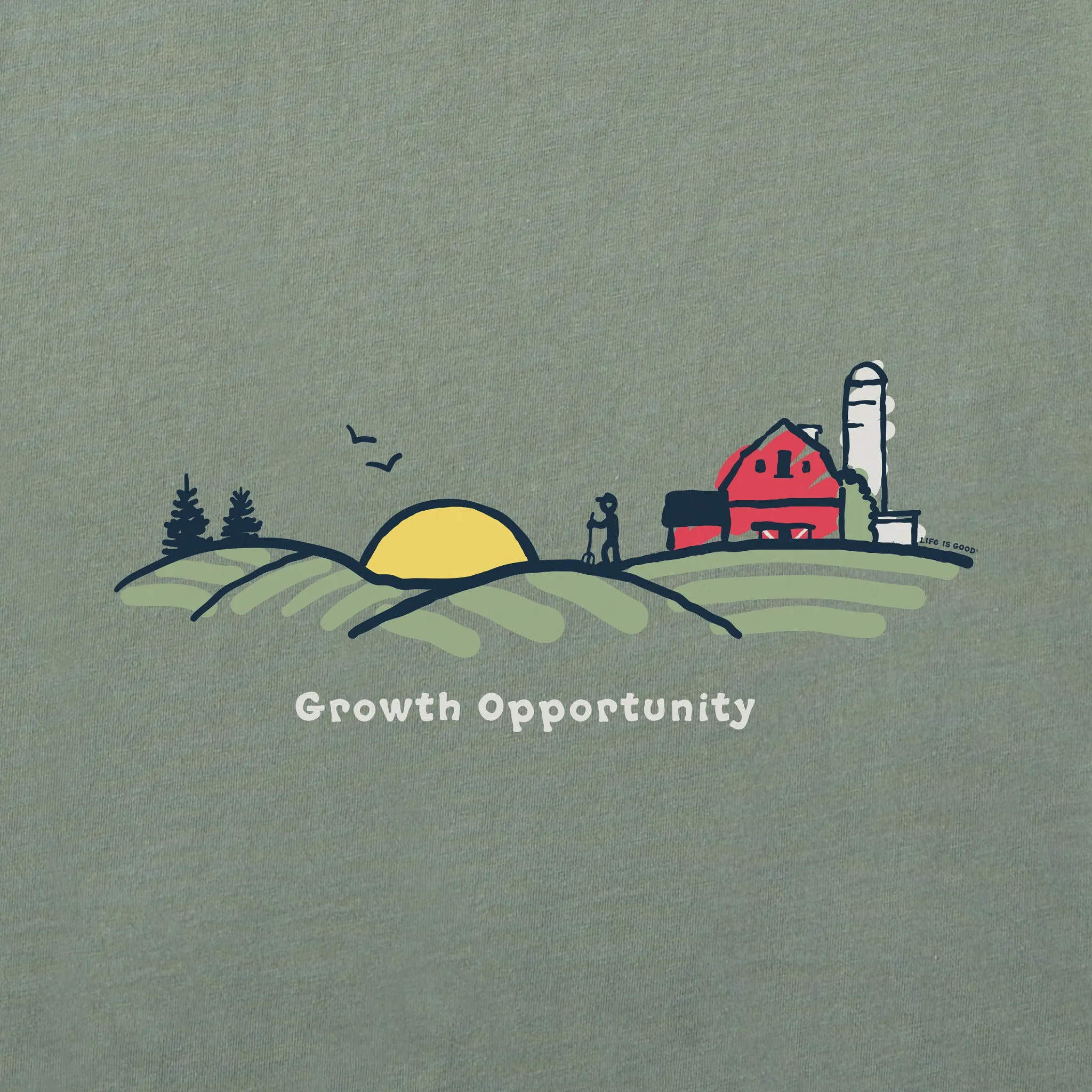 Men's Growth Opportunity Long Sleeve Crusher Tee Life is Good