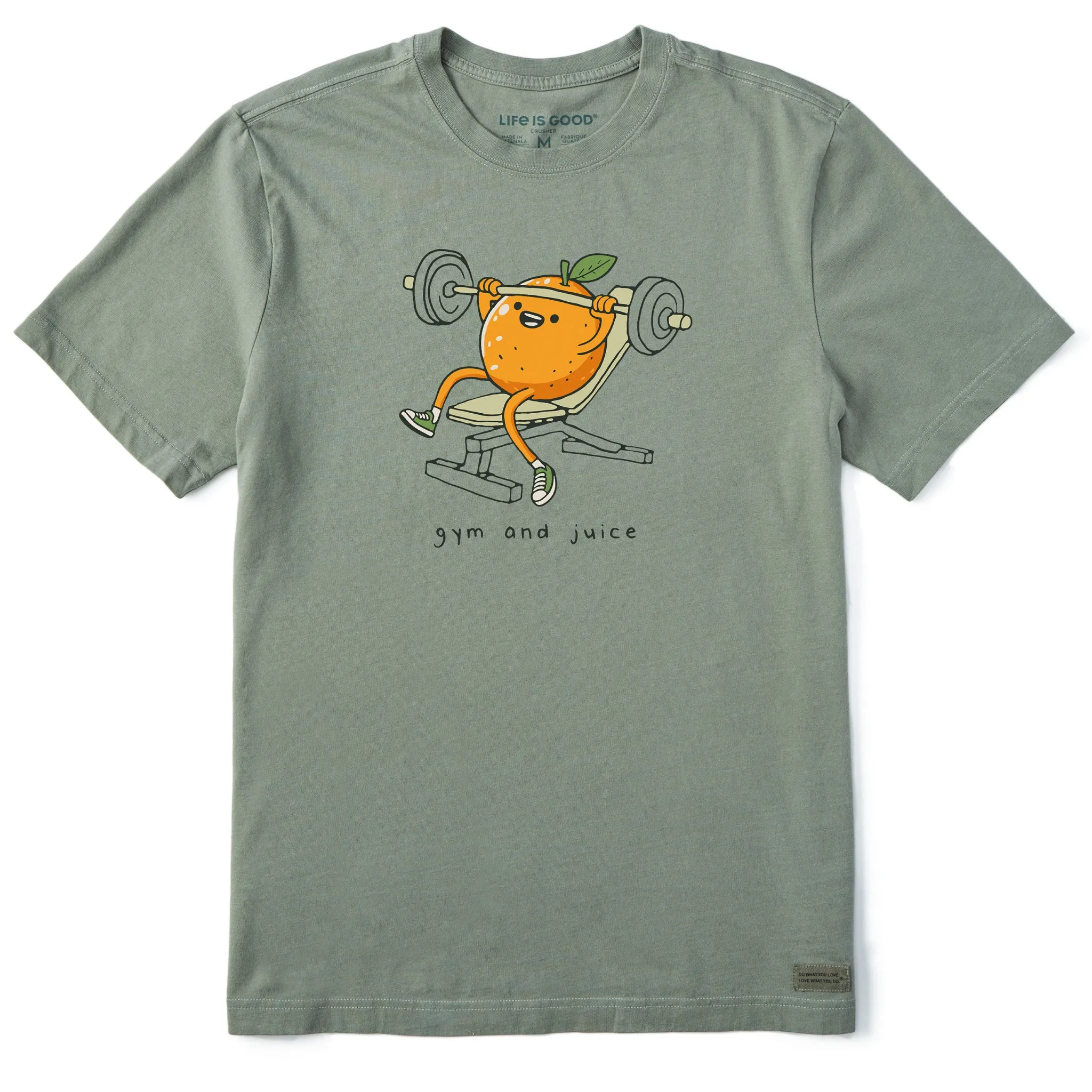 Men's Gym & Juice Short Sleeve Tee Life is Good