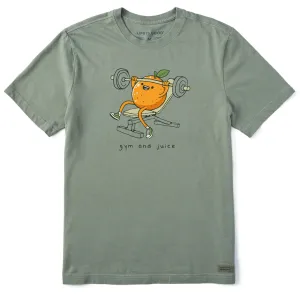 Men's Gym & Juice Short Sleeve Tee Life is Good