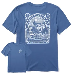 Men's Happiness Comes in Waves Jake Short Sleeve Tee Life is Good