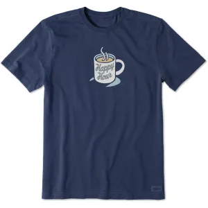 Men's Happy Hour Mug Short Sleeve Crusher Tee Life is Good