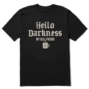 Men's Hello Darkness Coffee Short Sleeve Tee Life is Good