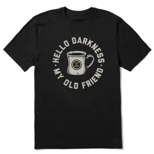 Men's Hello Darkness My Old Friend Short Sleeve Crusher Tee Life is Good