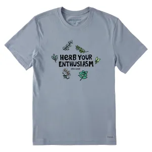 Men's Herb Your Enthusiasm Short Sleeve Crusher Tee Life is Good